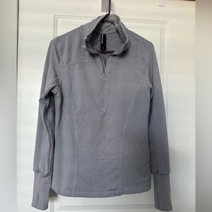 Half zip grey sweater